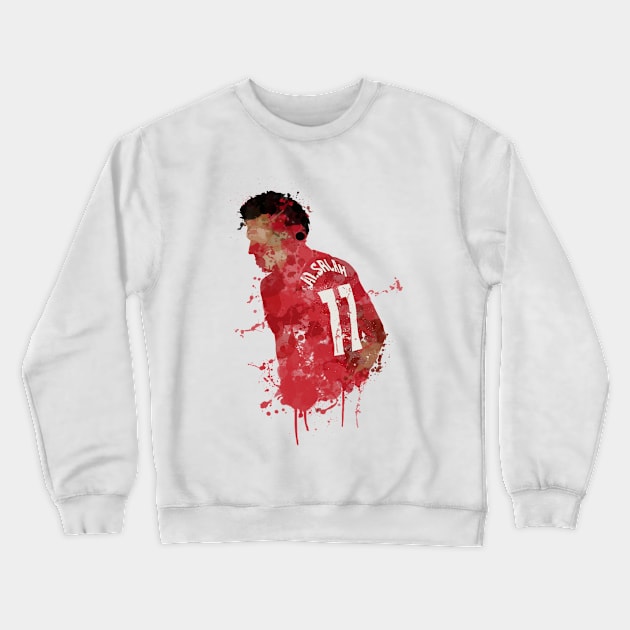 Mo Salah - Liverpool Hero Crewneck Sweatshirt by FootballArcade